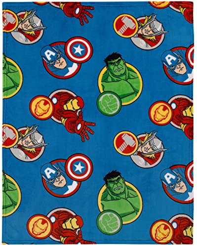 Image of Marvel Avengers Toddler Blanket - 40” X 50” - Super Soft, Plush, Warm and Comfortable
