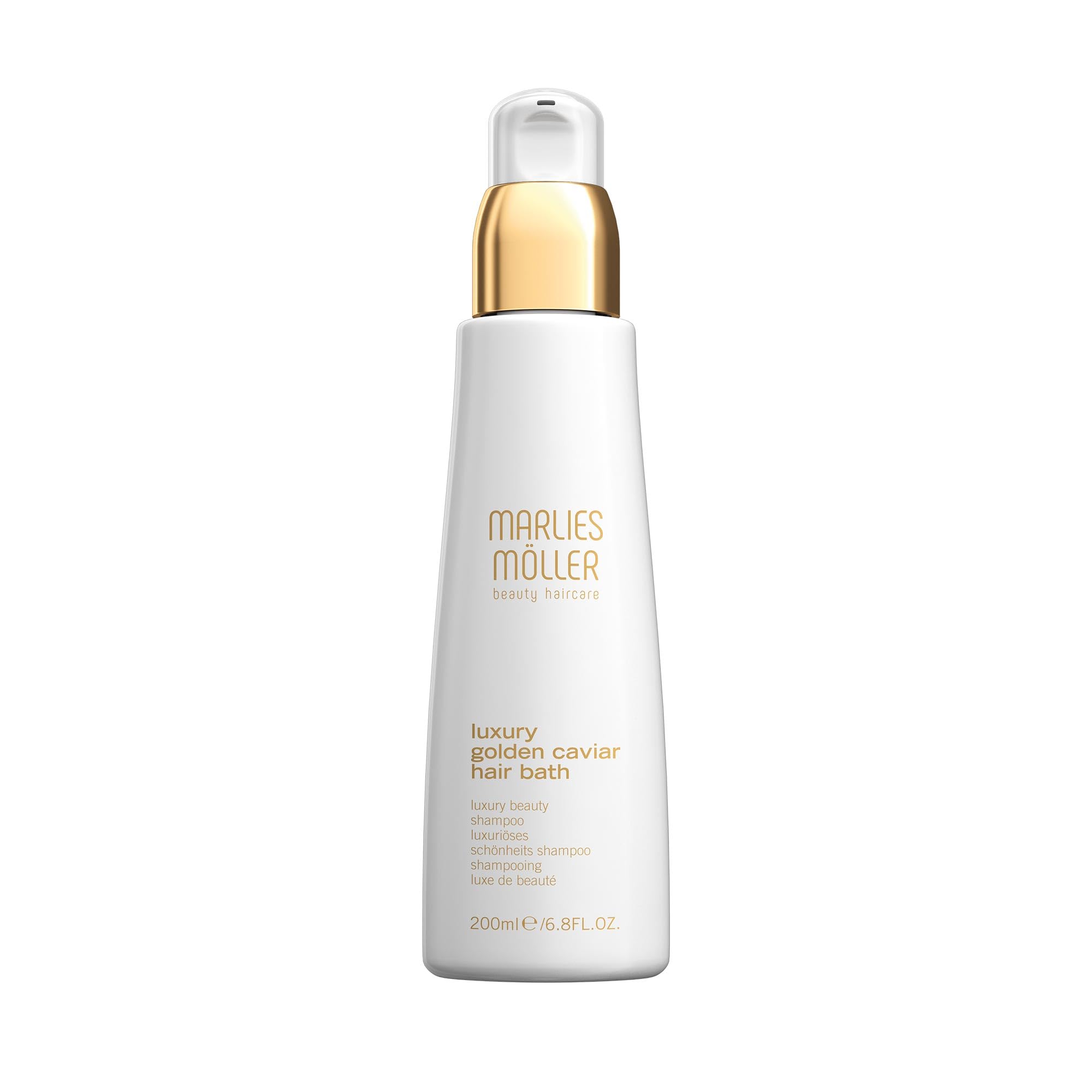 MARLIES MÖLLER Luxury Golden Caviar Hair Bath - Shampoo, 1er Pack (1 x 200 ml)