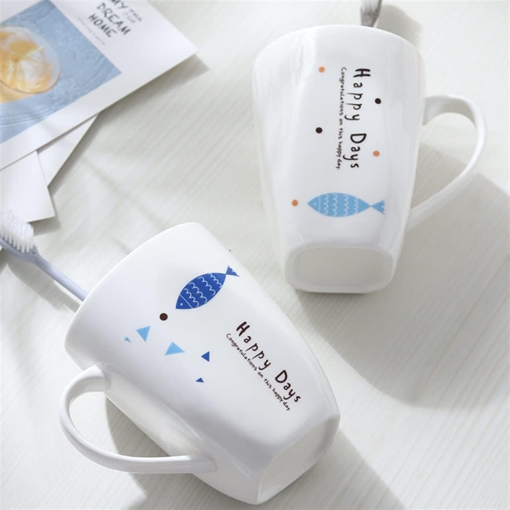 Ceramic Mouthwash Cup Set Wash Couple Household Tooth Cylinder Brushing Toothbrush