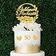 5pcs Tortendeko Goldene Hochzeit Acryl Cake Topper 50 Golden Years Kuchendeko Gold Glitzer 50 Jahrestag in Deutsch Geburtstag Torten Topper Tortenstecker Goldene Hochzeit Jubiläum Dekoration