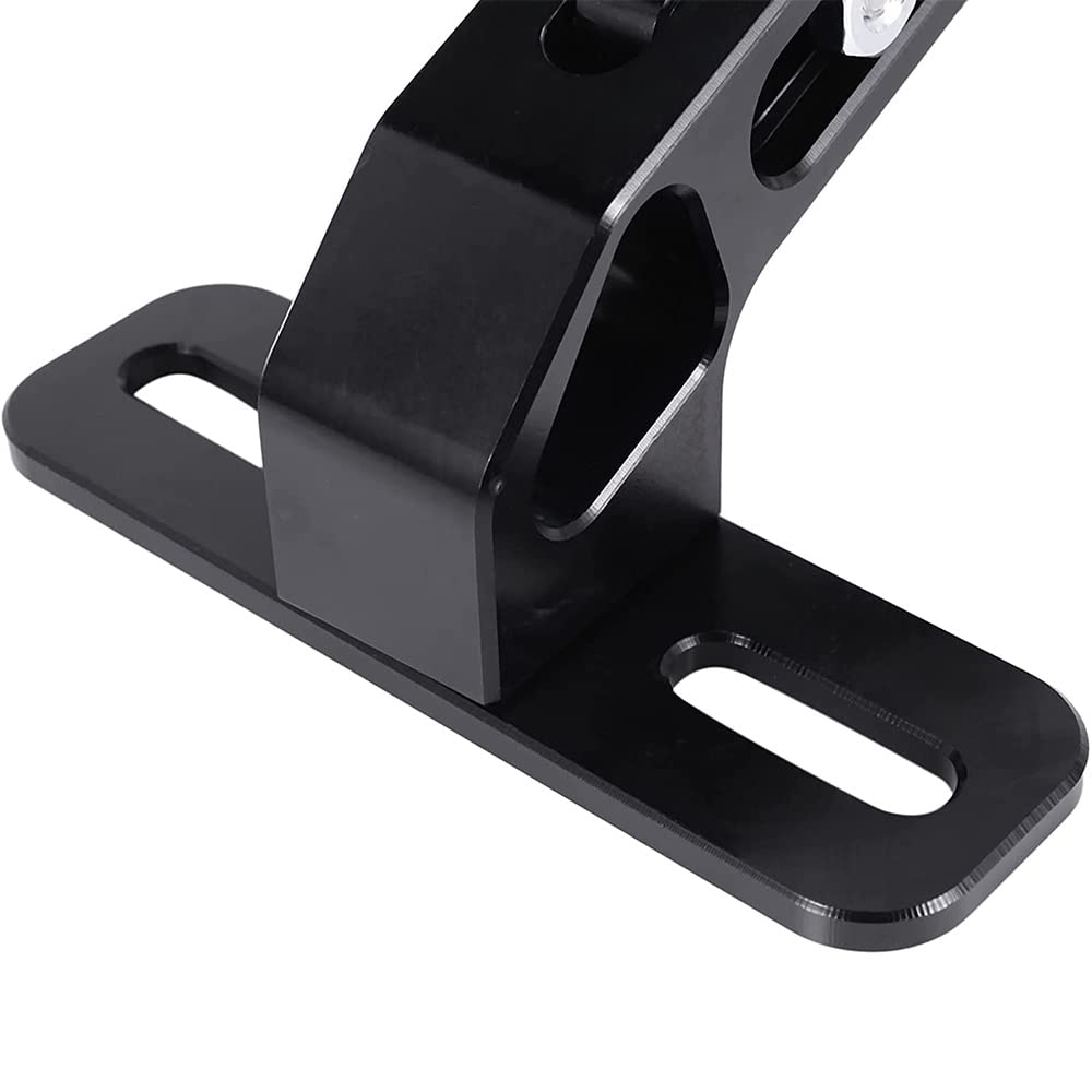 Regolabile In Alluminio Moto Licenza Targa Titolare Staffa Cnc Telaio Con Luce Led Regolabile per R25 R3 MT03 MSX