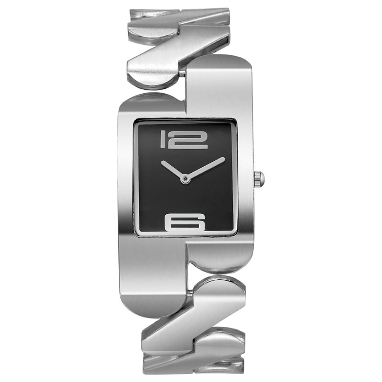 JewelryWe Herrenuhr Edelstahl Dreieckige Uhren: 30m Wasserdi