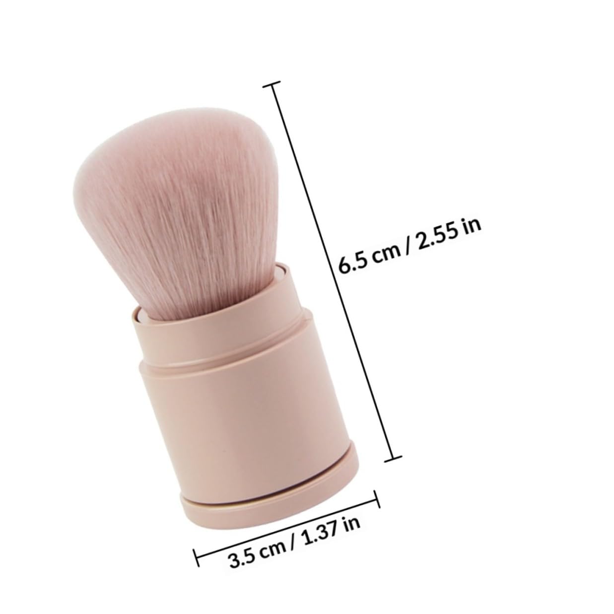 Artibetter Fluffy Pink Makeup Brush Set 1pcs Loose Powder Blush Foundation Brush for Women Cosmetics Blending Face Makeup Tool