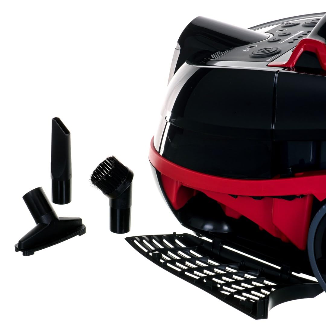 Bosch Serie 4 BWD421POW Aspirateur Aspirateur réservoir cylindrique Sec&Humide 2100 W Combiné, Noir, Rouge