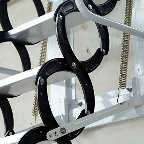 Attic Ladder Heavy Duty Telescopic Folding Stairs, loft Ladder Pulled Down Aluminum Material Design 660lb