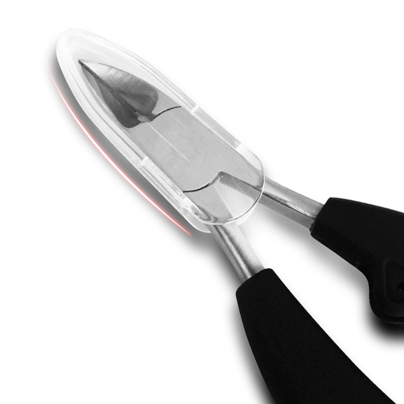 EWANTO 20x Nagelschere Zehennagel Knipser Nagelzange für dicke und tief eingewachsene Zehennägel mit gebogener Spitze für leichtes Schneiden Nagel Knipser für Pediküre Schwarz