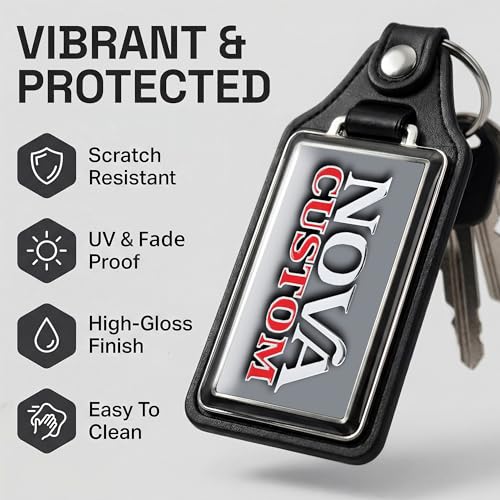 Image of Brotherhood Car Key Chain for Nova - Classic Models Keychain for Men and Women Gift Key Ring