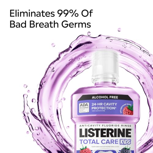 Image of Listerine Total Care Kids Mouthwash, Berry, 16.9 fl. oz /500 mL