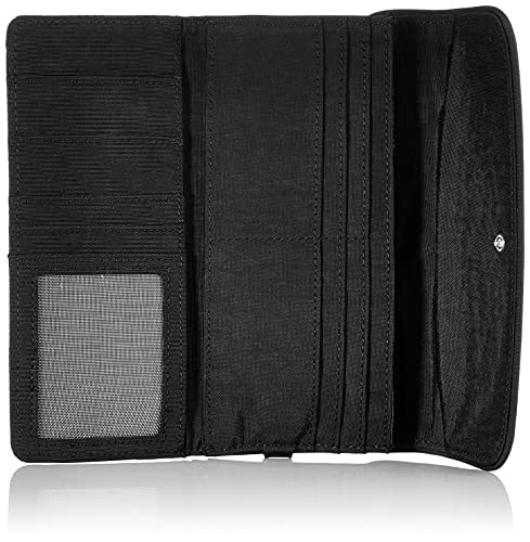 Kipling Donna Purse Wallets, Black Noir, 3X18.5X10 Cm (Lxwxh) #TOP3