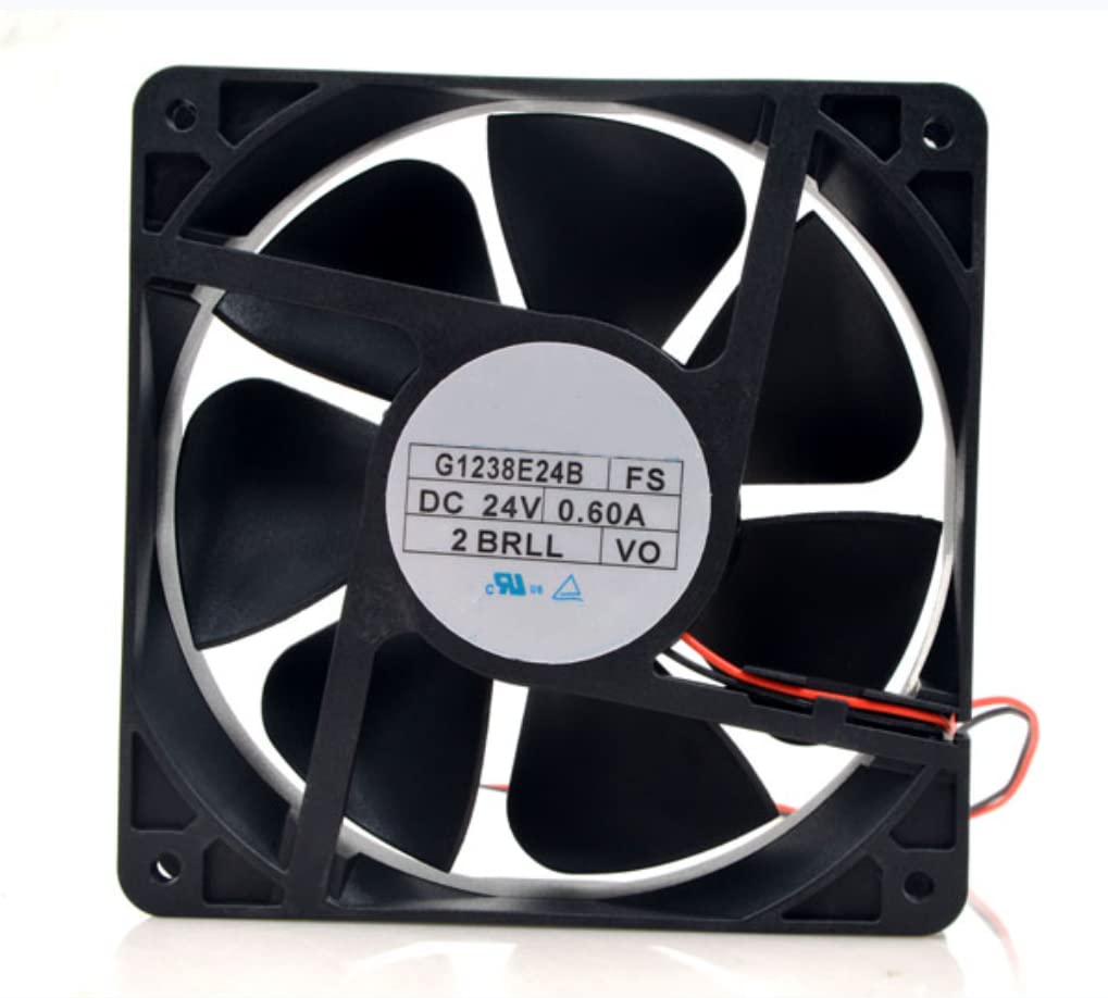 G1238E24B FS DC24V 0.60A 120X120X38mm 2-Wire Cooling Fan 12038mm