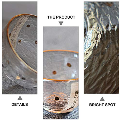 YARNOW 4 copos de saquê japoneses de vidro para shots de vidro para copos de chá, copos de vinho, ca