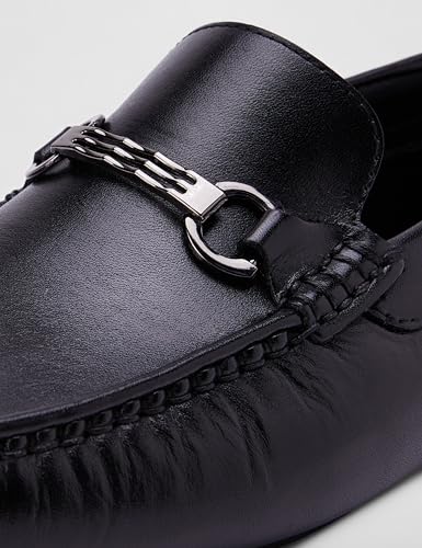 Image of Lee Cooper Men's LC8133E Leather Loafers - LC8133E Black 45