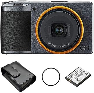 Ricoh GR III Street Edition Premium Compact Digital Camera with extra battery DB-110 and Case GC-9 case - The ultimate snapshooter