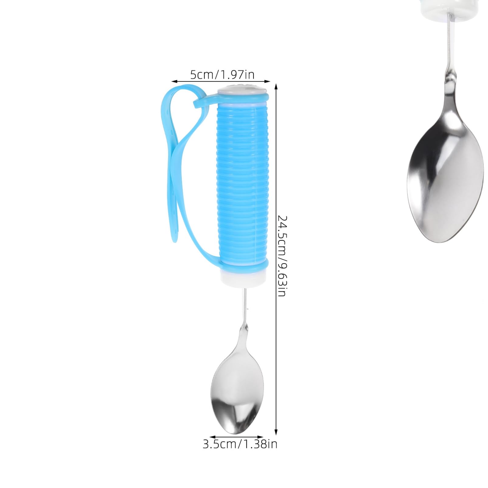 FOMIYES Adaptive Utensils Spoons Adjustable Elderly Eating Utensils Aid Silverware for Elderly Disabled People Hand Tremor