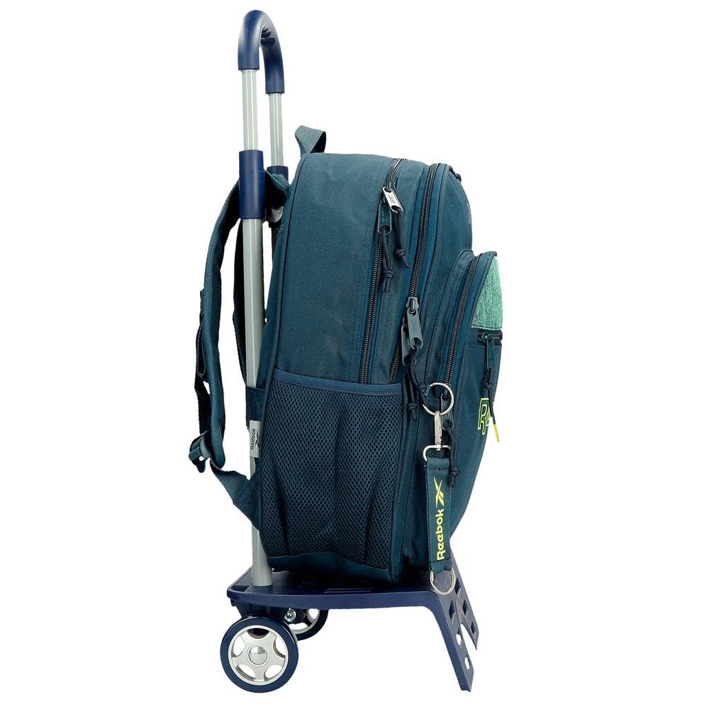 Reebok Summerville Mochila Escolar, Verde, 30x40x12 cms