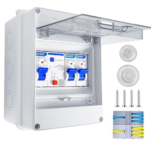 Boîte À Fusibles En Saillie, Boîte Coffret Electrique Etanche Ip65, AC 32 A, Boîtier De Distribution, Petit Répartiteur En Saillie Pour La Maison, Le Bureau