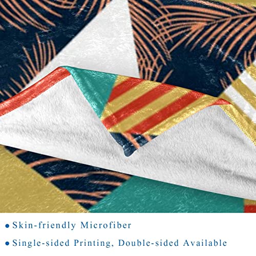 Couverture polaire en microfibre douce style géométrique pour intérieur raffiné - 3