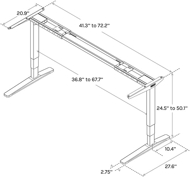 Buy UPLIFT Desk Uplift Standing Desk Bamboo Curve (80x30) V2 2Leg