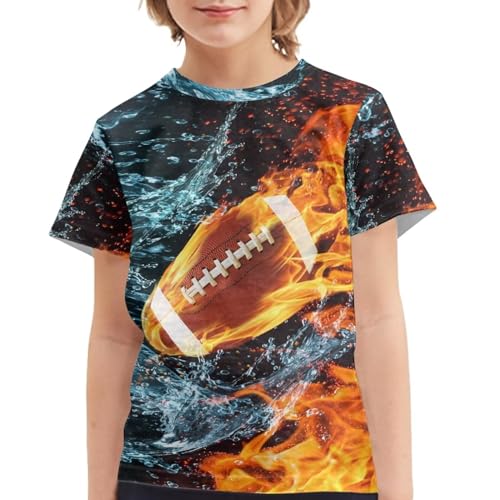 Image of JEOCODY Boys Girls Graphic Tees Funny 3D Printed Short Sleeve T-Shirts 3-16T