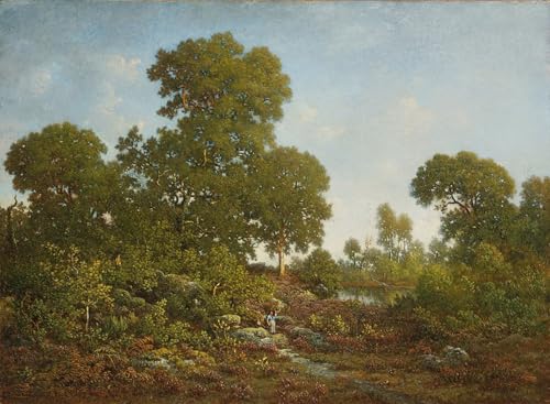 Tableau mural Le printemps de Théodore Rousseau - Impression d'art premium 60x90