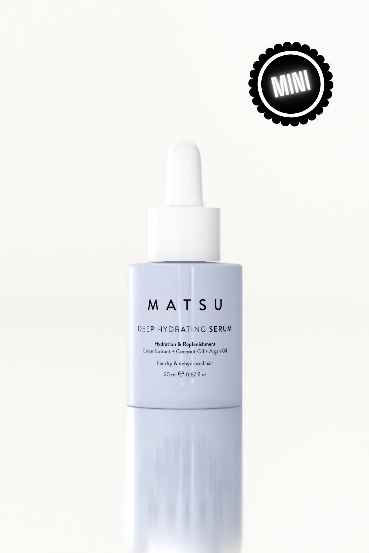 MATSU Deep Hydrating Kuru Saçlar İçin Yoğun Nem Veren Elektriklenme Karşıtı Saç Serumu 20 Mililitre