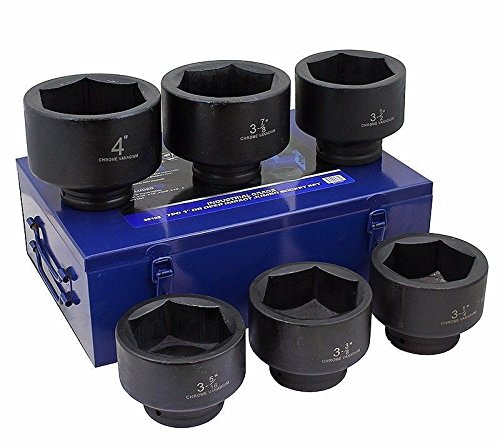 Black Friday - 70% OFF Stark 1 Drive Impact Socket Set 6 Point Socket SAE MM Metric Cr-Mo Steel (6 Pcs SAE (3-1/4 to 4)) One-Day Sale: Up to 80% Off Stark 1 Drive Impact Socket Set 6 Point Socket SAE MM Metric Cr-Mo Steel (6 Pcs SAE (3-1/4 to 4))