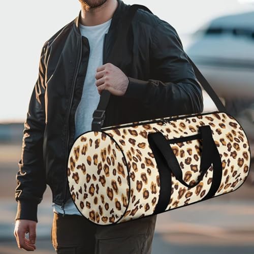 Leopard Colorful Travel Duffel Bag, Weekender Bags for Women, Overnight Gym Carry On Tote Bag with Adjustable Strap, Hospital Mom Bag for Labor and Delivery3
