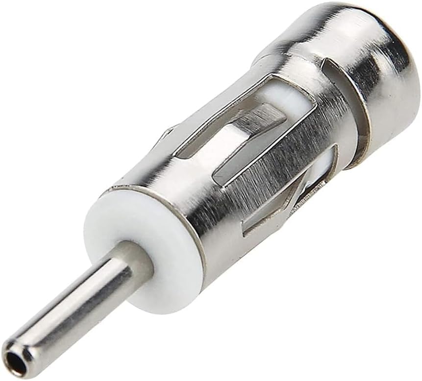 ISO to DIN Plug Pin Adapter, Car Aerial Antenna Adapter Connector for Vehicle Car Audio Radio Head Unit Stereo Receiver