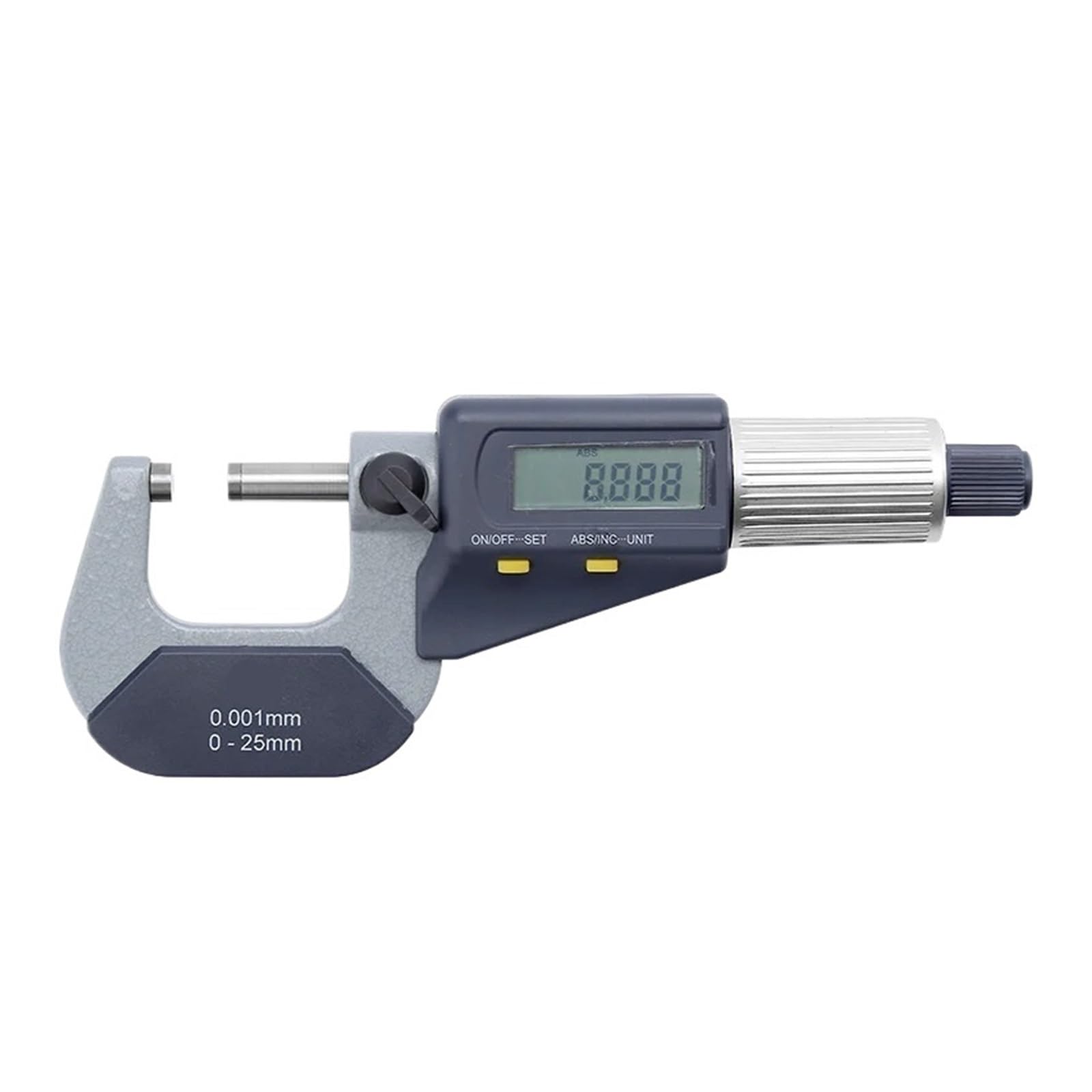 Micrometri digitali for esterni, 0-25/25-50/50-75/75-100/100-125/125-150/150-175/175-200 mm, Risoluzione 1um(0-25mm)