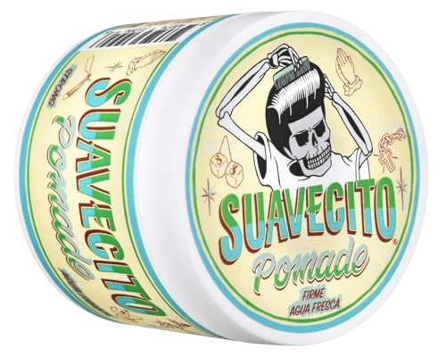 Suavecito Firme Strong Hold Seasonal Pomade for Men, Strong Hold and High Shine Ideal for Classic and Bold Styles, Easy to Apply and Wash Out, Limited Edition Seasonal Scent, 113g