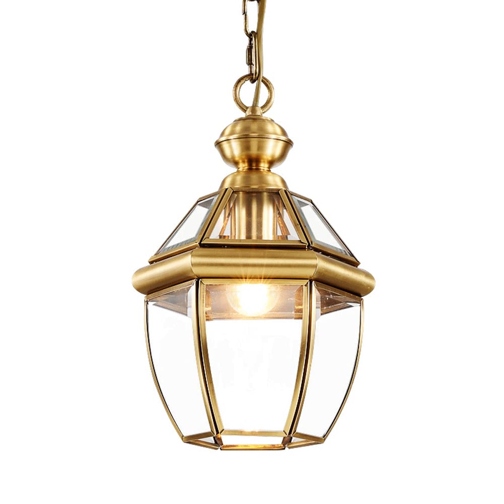 European Style Brass Glass Chandelier,for Hotel,Bedside,Restaurant,Living Room Bathroom Bedroom And Hallway Chandelier Lighting(E27 Base)