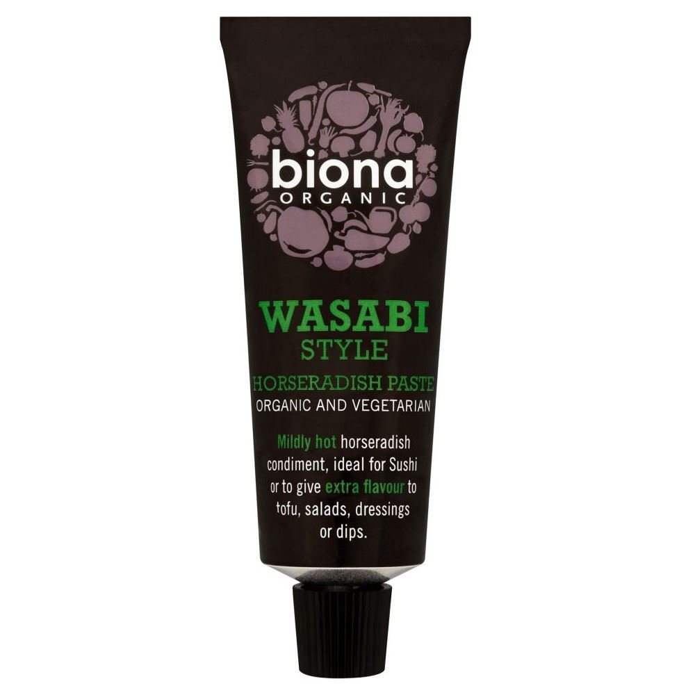 Biona Organic Design Wasabi Meerrettich Paste (50g) - Packung mit 6