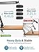 InnoGear Microphone Arm Stand, Heavy Duty Mic Arm Microphone Stand Suspension Scissor Boom Stands with Mic Clip and Cable Ties for Blue Yeti Snowball Hyper X QuadCast SoloCast Fifine Gaming(Large)
