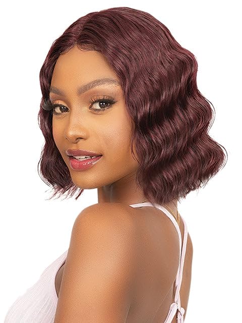 Janet Collection Natural Deep Part 100% Natural Virgin Remy Human Hair Loose Deep Wave Hair KAMEL Wig with Baby Hair. (COLOR# NATURAL)
