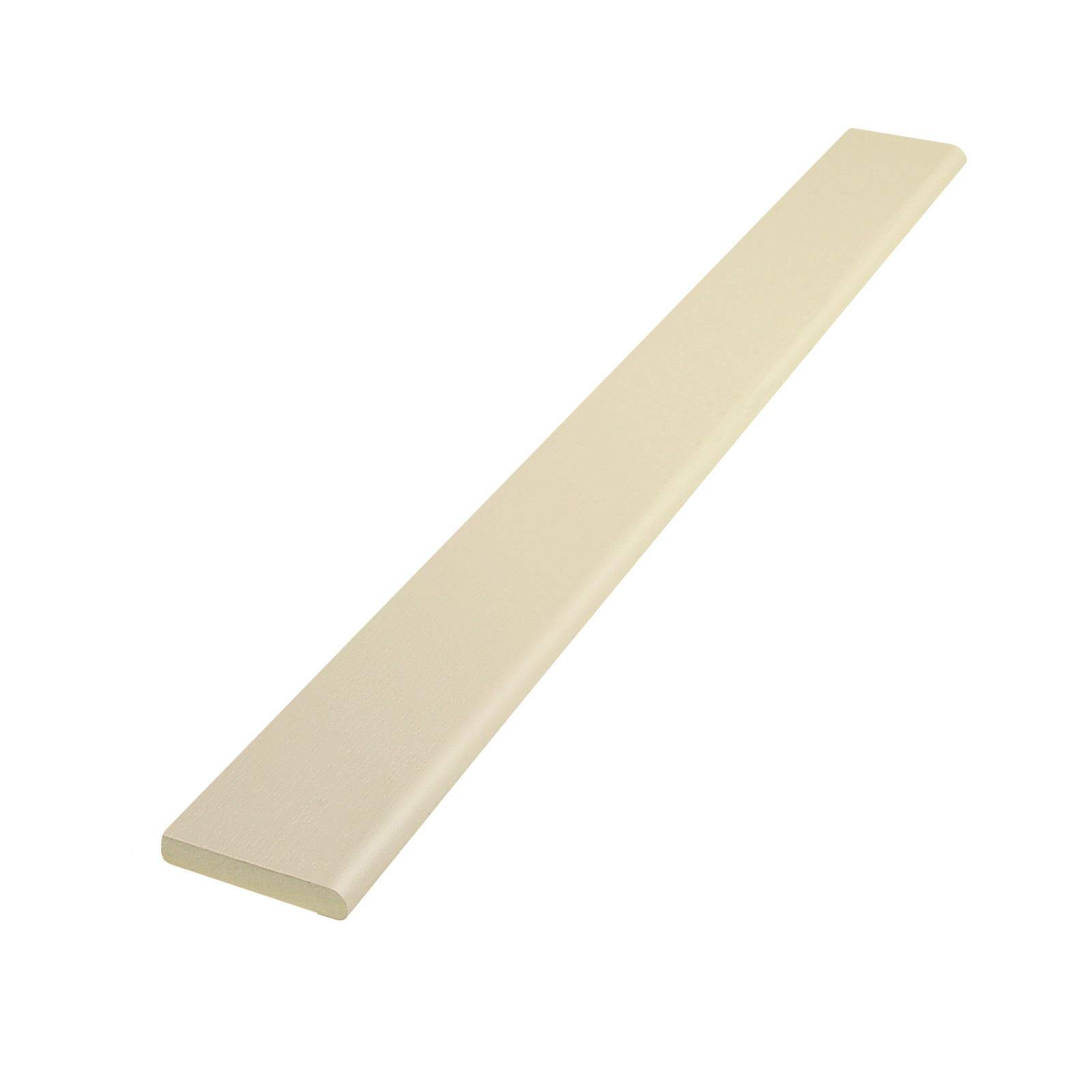 Pencil Round Architrave uPVC Plastic Finishing Trim Moulding (2.5m) - 45mm, Cream