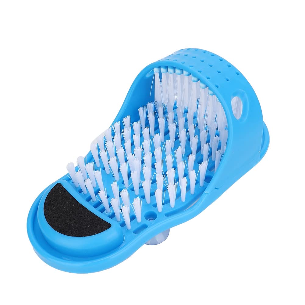 Zapatilla Limpiadora de Pies Simple, Zapatilla para Fregar los Pies de la Ducha con Base de Ventosa, Cepillo para Lavar los Pies de la Ducha, Zapatilla de Baño, Zapatilla Masajeadora Exfoliante