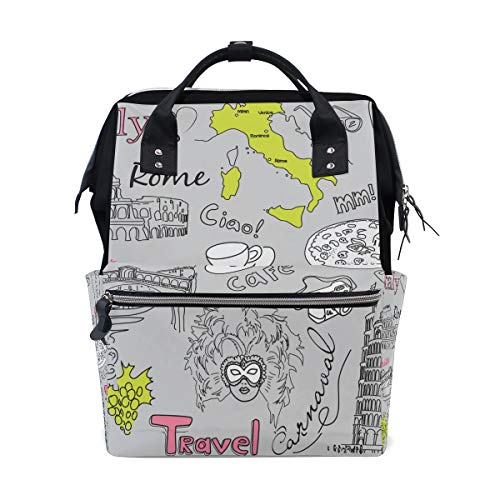 Sightsee Italy - Zaino da viaggio in tela