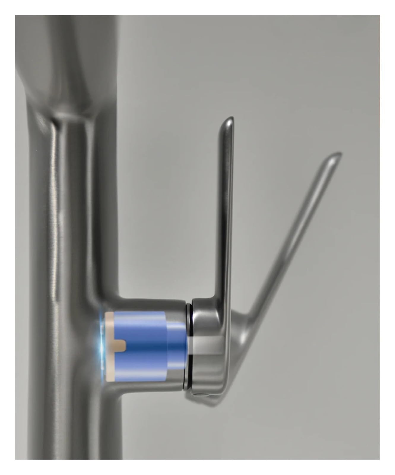 Luksusowe baterie łazienkowe Bateria zlewozmywakowa Gourmet Bateria umywalkowa Kran z ciepłą i zimną wodą(Nickel Brushed)