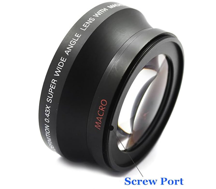 Amazon.com : 49mm 0.43x Wide Angle Lens with Macro for