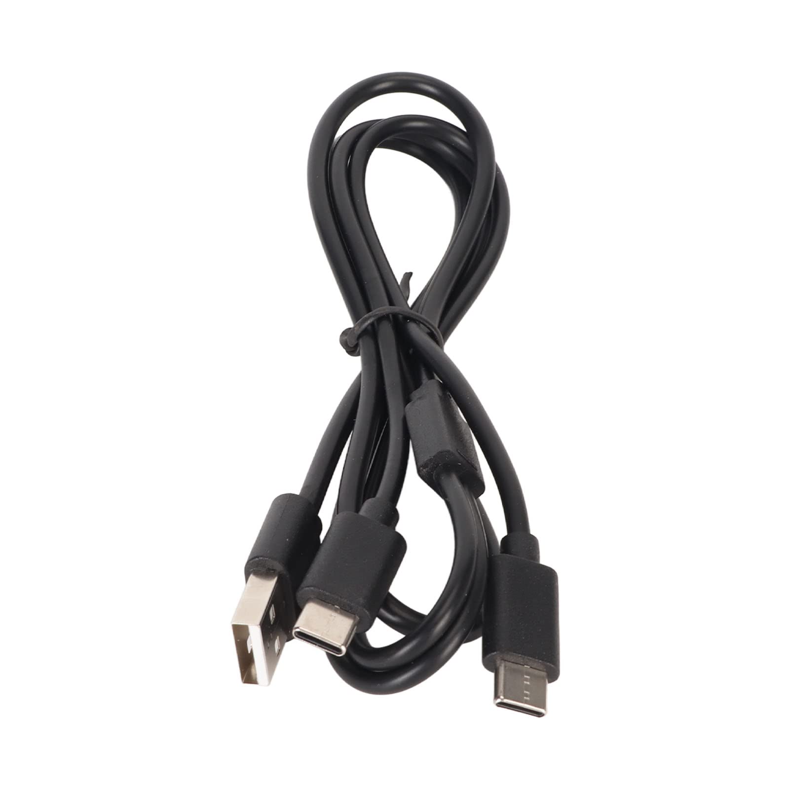 Cable de Carga Divisor Tipo C de Puerto Dual, Cable de Carga Multi USB C 2 en 1 para PS VR2 para para Switch, para Switch OLED, 2.8 Pies