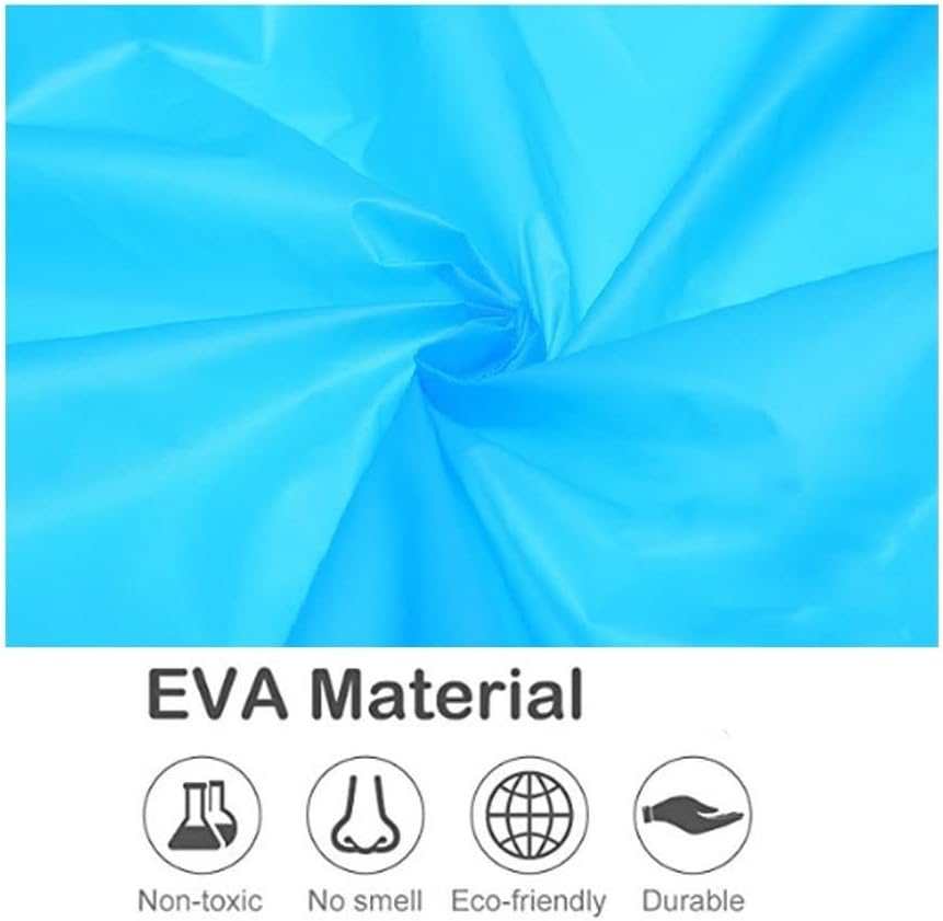 Miniatura 4 de Poncho de lluvia para adultos, reutilizables, paquete de 2 a 5 unidades, capa impermeable de EVA con capucha, equipo de lluvia para hombres y mujeres