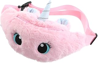 نوفلكوز شنطة خصر ملونة للبنات بتصميم لطيف ومرح، محفظة مخملية مصبوغة بالربط بالوان قوس قزح، لون بينك بي