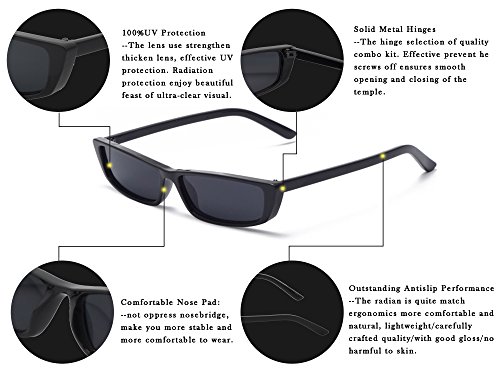 Rectangle Small Frame Sunglasses Fashion Designer Square Shades for women4