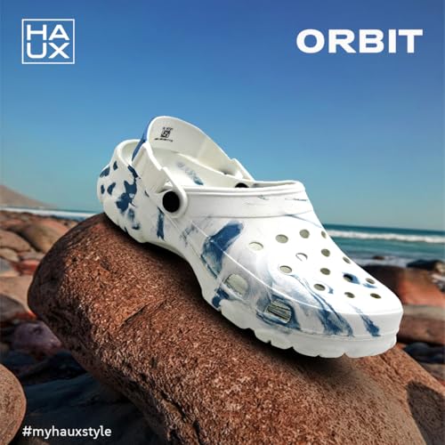 Image of HAUX Casual Clogs for Men | Soft & Comfortable EVA Slip-Ons | Lightweight Slippers & Everyday Wear Comfort Clogs for Men
