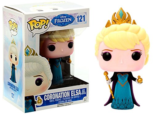 Sale Funko Pop Disney: Frozen - Coronation Elsa Hot Topic Exclusive W/Orb &Amp; Scepter #121 Action Figure
