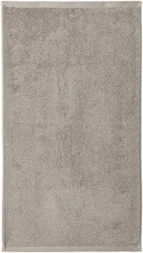 Image of Amazon Basics 100% Cotton Lightweight Quick-Dry Hand Towel, 28 inch x 16 inch, Platinum, 8-Pack
