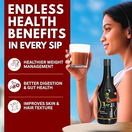 Image of Ayurvedic Weight Loss Syrup for Men and Women - 500ml | Herbal & Natural Tonic | Supports Metabolism & Helps in Digestion with No Side Effect & Additives Free (Pack of 2)