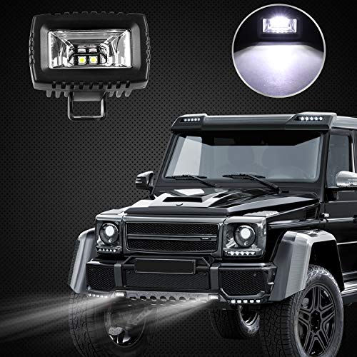 Led Pods, AAIWA 20W Flood Led Light Bar, 2PCS Off Road Lights Backup Driving Lights, Fog Lamp for Truck ATV UTV SUV Boat Lights