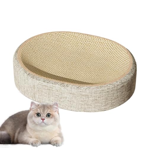 Rascador para gatos – Tabla rascador para gatos domésticos, de cartón trenzado de sisal, muebles para gatos, salón, dormitorio, esquinas de suelo
