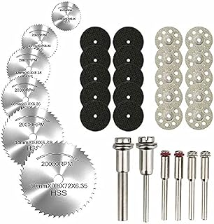 Cutting Discs for Rotary Tool, Diamond Metal Wood Cutting Wheels, HSS Circular Saw